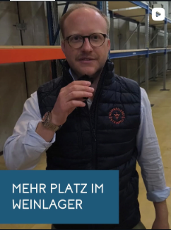 Mehr Platz im Weinlager