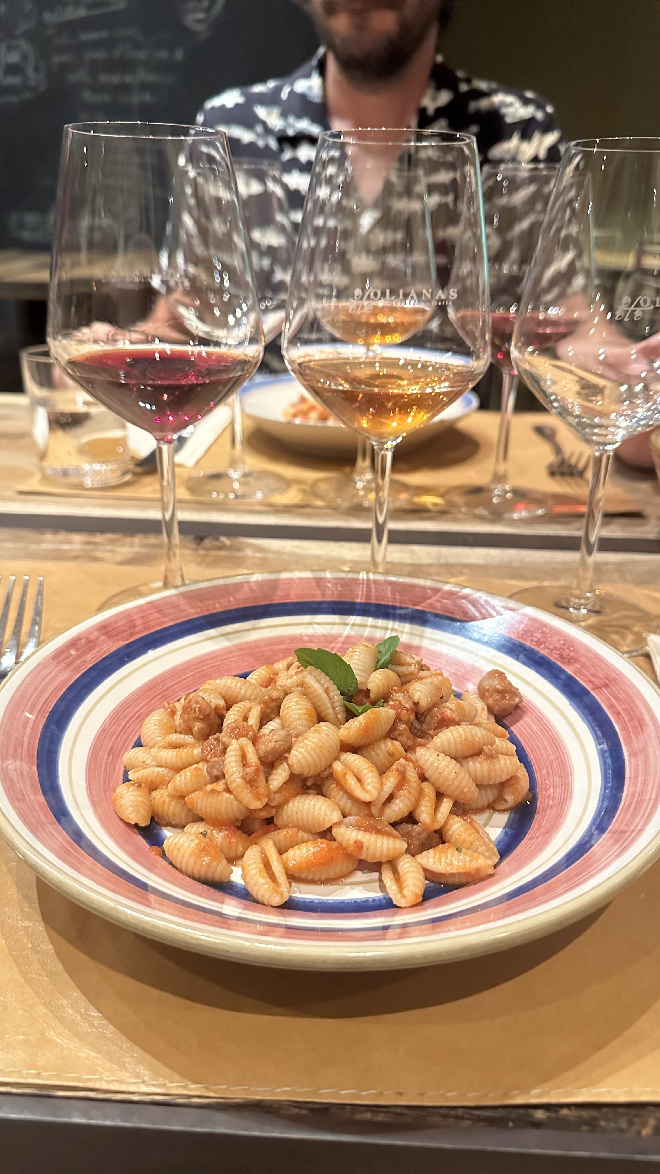 Malloreddus mit Weinbegleitung